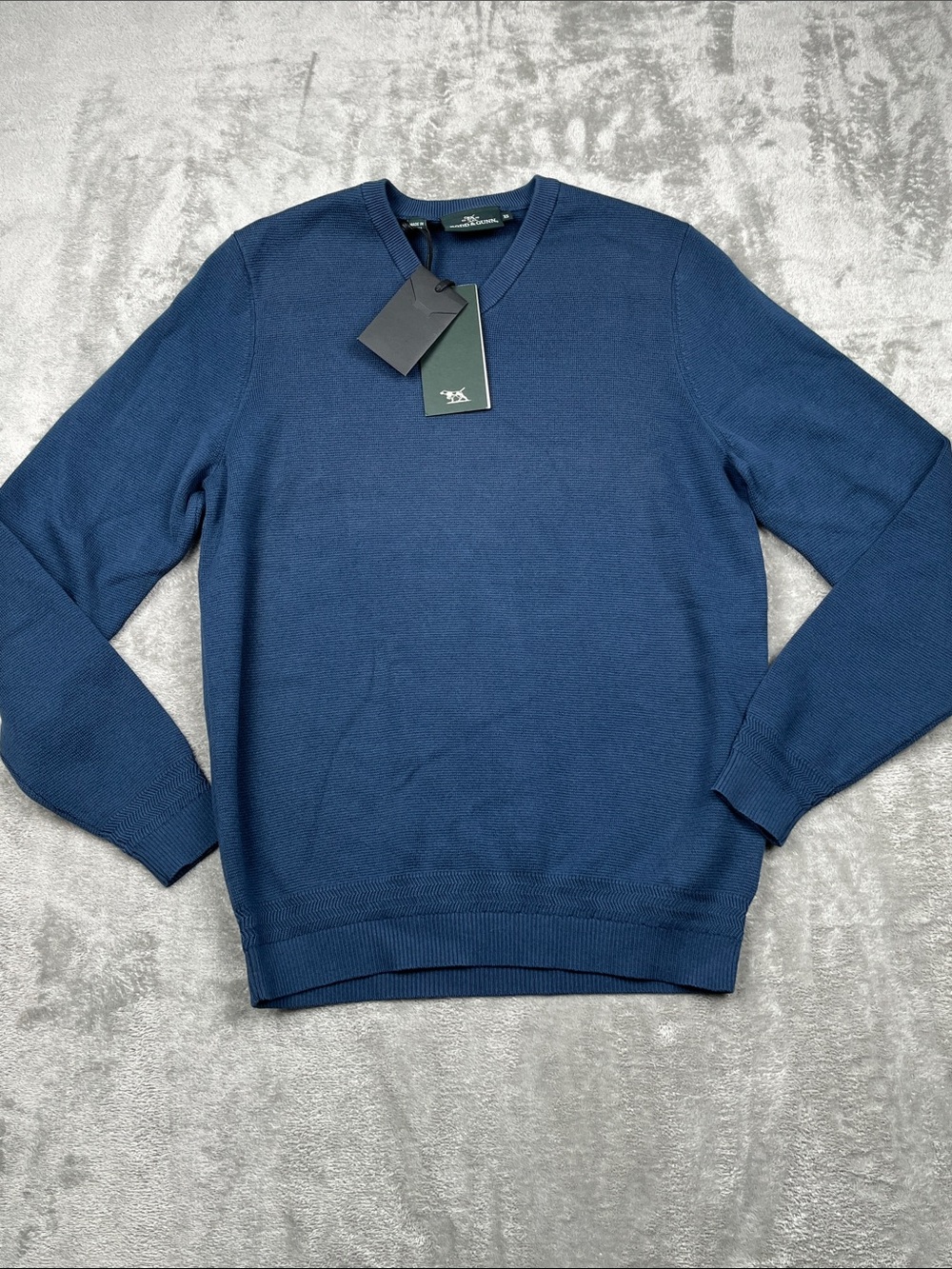 NEW Rodd & Gunn XS 100% Supima Cotton Men's Navy Crewneck Sweater